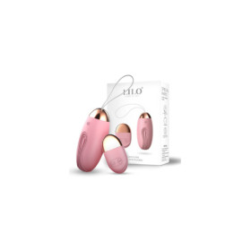 Oeuf vibrant rainuré rose USB avec télécommande 